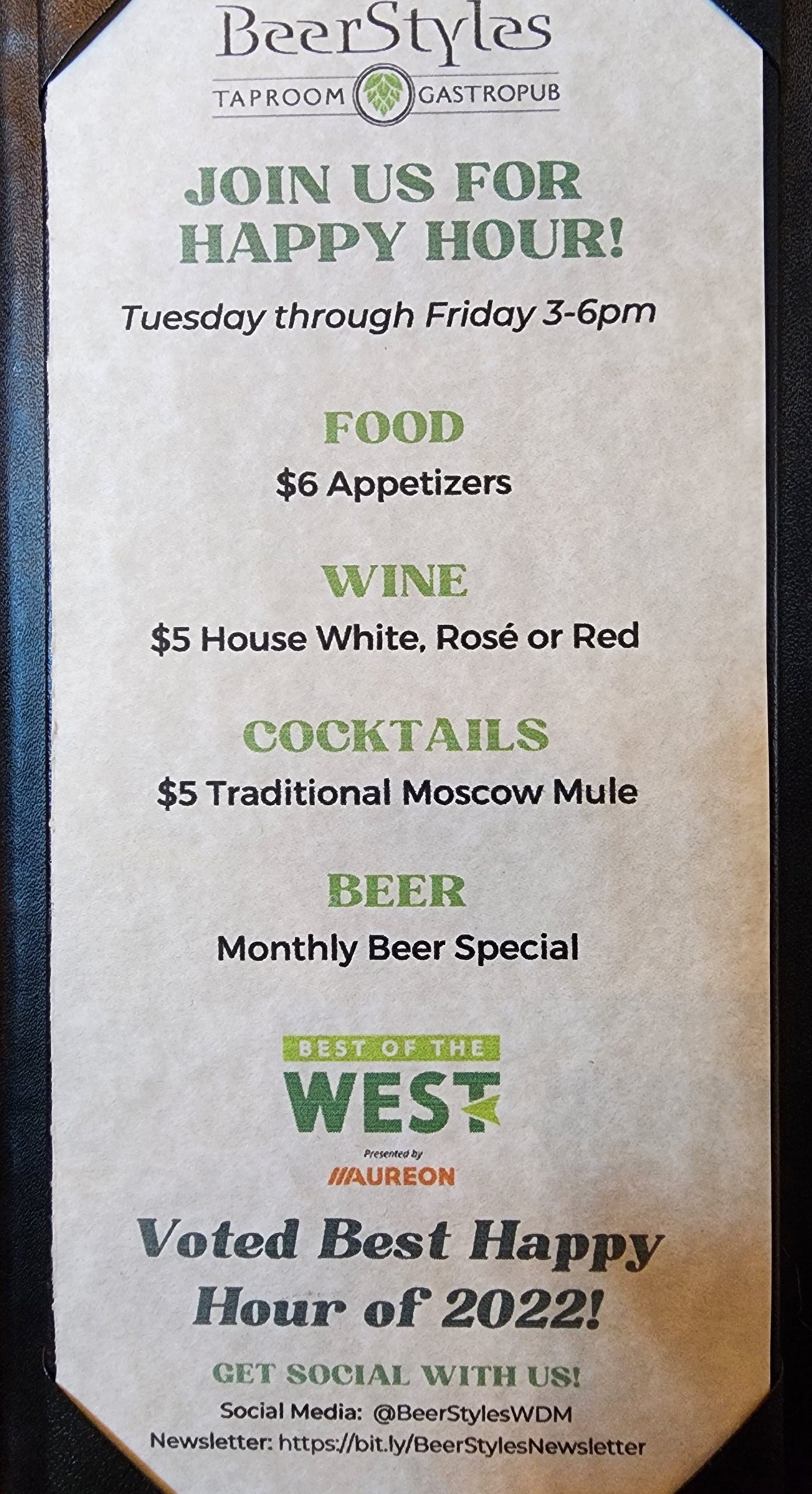 BeerStyles Taproom & Gastropub (West Des Moines)